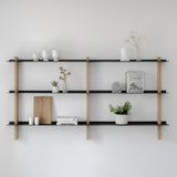 CUT מערכת מידוף עץ ומתכת - קומבינציה W