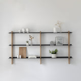 CUT מערכת מידוף עץ ומתכת - קומבינציה W