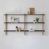 CUT מערכת מידוף עץ ומתכת - קומבינציה W