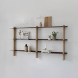 CUT מערכת מידוף עץ ומתכת - קומבינציה W