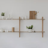 CUT מערכת מידוף עץ ומתכת - קומבינציה D