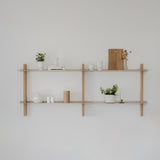 CUT מערכת מידוף עץ ומתכת - קומבינציה D