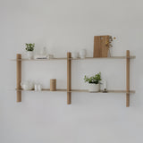 CUT מערכת מידוף עץ ומתכת - קומבינציה D