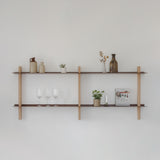 CUT מערכת מידוף עץ ומתכת - קומבינציה D