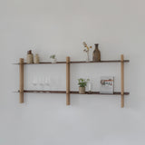 CUT מערכת מידוף עץ ומתכת - קומבינציה D