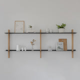 CUT מערכת מידוף עץ ומתכת - קומבינציה D