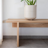 OAK ספסל עץ אלון מלא