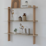 CUT מערכת מידוף עץ ומתכת - קומבינציה B