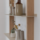 CUT מערכת מידוף עץ ומתכת - קומבינציה B