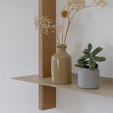 CUT יחידת מדפים עץ ומתכת – קומבינציה Z