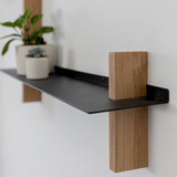 CUT יחידת מדפים עץ ומתכת – קומבינציה Z