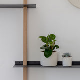 CUT יחידת מדפים עץ ומתכת – קומבינציה Z