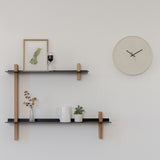 CUT יחידת מדפים עץ ומתכת – קומבינציה F