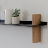 CUT יחידת מדפים עץ ומתכת – קומבינציה F