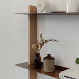 CUT יחידת מדפים עץ ומתכת – קומבינציה Z