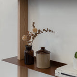 CUT יחידת מדפים עץ ומתכת – קומבינציה F