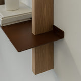 CUT יחידת מדפים עץ ומתכת – קומבינציה F