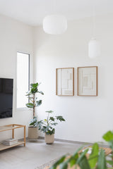 Maze Garden no 5 & no 3 סט תמונות בטון לסלון