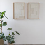 Maze Garden no 5 & no 3 סט תמונות בטון לסלון