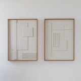 Maze Garden no 5 & no 3 סט תמונות בטון לסלון