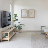 Maze Garden תמונת בטון במסגרת עץ אלון