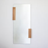 KORA MIRROR 120/60 מראה עם אלמנט עץ