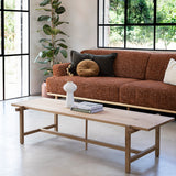 FRAME שולחן קפה מעץ אלון מלא לסלון