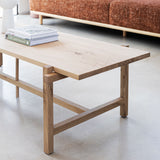 FRAME שולחן קפה מעץ אלון מלא לסלון