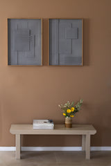 Maze Garden no 5 & no 3 סט תמונות בטון לסלון