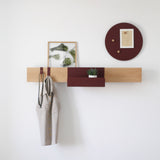 KORA מדף בסיס עם תיבת אחסון נסתרת