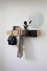 KORA מדף בסיס עם תיבת אחסון נסתרת