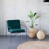 NOOK כורסת יחיד ברזל עם ריפוד בד