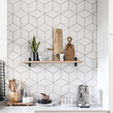 מדף אלון ובטון עומק 14 ס"מ