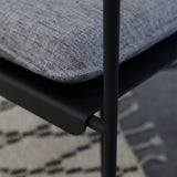 NOOK כורסת יחיד ברזל עם ריפוד בד