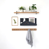 מדף מעטפה מתכת דקורטיבי לתלייה על קיר