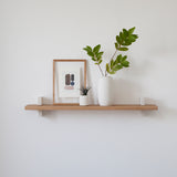 מדף אלון ובטון עומק 14 ס"מ