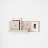 All-set מדף מתכת צף עם לוח מגנטי