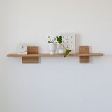 BLOCK מדף עץ אלון מלא 100 (שתי קוביות)