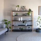 FRAME set A7 שידת מדפים פתוחה לסלון