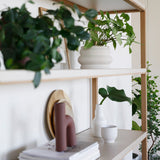 FRAME - set A8 ספריית מדפים עץ וברזל