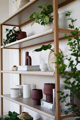 FRAME - set A8 ספריית מדפים עץ וברזל