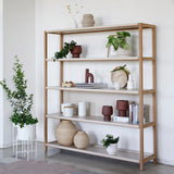 FRAME set A7 שידת מדפים פתוחה לסלון