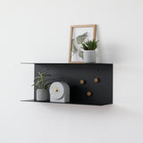 H מדף מתכת עם לוח מגנטי