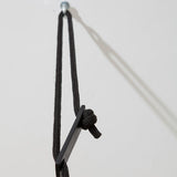 נדנדת עץ אלון וברזל בשחור