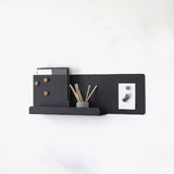 All-set מדף מתכת צף עם לוח מגנטי