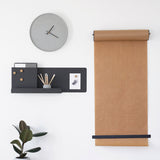 All-set מדף מתכת צף עם לוח מגנטי