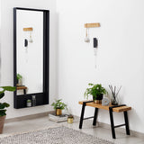 מתלה קו – מתלה עץ לקיר בעיצוב טבעי