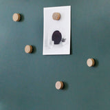 מארז חמישיית מגנטים מעץ אלון מלא