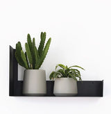 G מדף מתכת צף עם דופן גבוהה