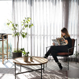 כורסת ברזל ריפוד עור טבעוני Nook